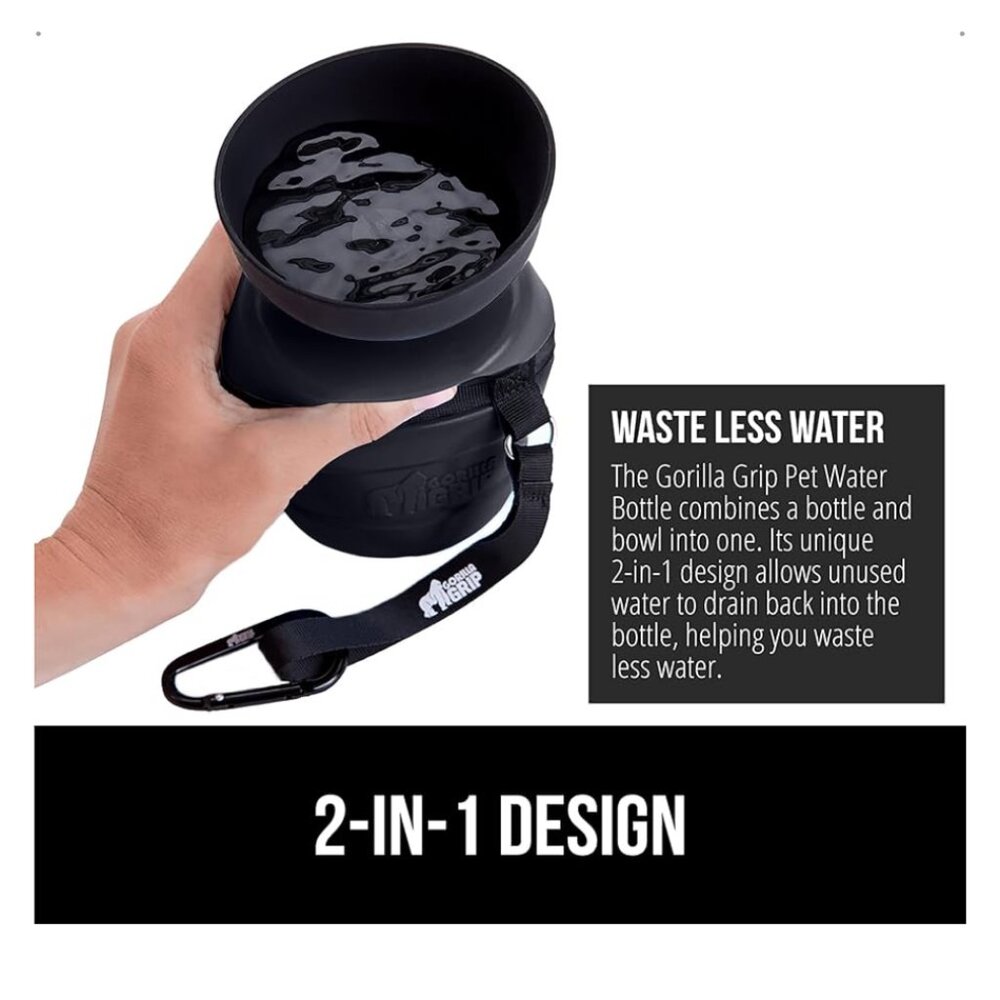 NWT Pet Water Bottle by Gorilla Grip 20 OZ - Picture 8 of 10
